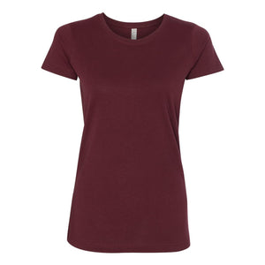 3516 LAT Women's Fine Jersey Tee Maroon