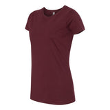 3516 LAT Women's Fine Jersey Tee Maroon