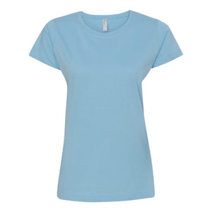 3516 LAT Women's Fine Jersey Tee Light Blue