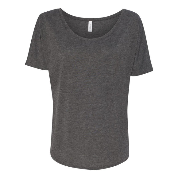 8816 BELLA + CANVAS Women’s Slouchy Tee Dark Grey