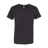 3415 BELLA + CANVAS Triblend V-Neck Short Sleeve Tee Solid Black Triblend