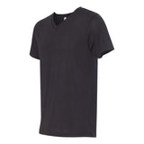 3415 BELLA + CANVAS Triblend V-Neck Short Sleeve Tee Solid Black Triblend