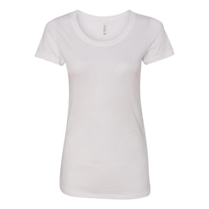 8413 BELLA + CANVAS Women's Triblend Tee Solid White Triblend