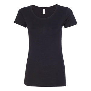 8413 BELLA + CANVAS Women's Triblend Tee Solid Black Triblend