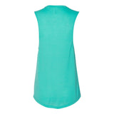 8803 BELLA + CANVAS Women's Flowy Scoop Muscle Tank Teal