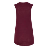 8803 BELLA + CANVAS Women's Flowy Scoop Muscle Tank Maroon