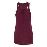 8800 BELLA + CANVAS Women's Flowy Racerback Tank Maroon