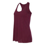 8800 BELLA + CANVAS Women's Flowy Racerback Tank Maroon