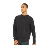 3945 BELLA + CANVAS Sponge Fleece Drop Shoulder Crewneck Sweatshirt Dark Grey Heather