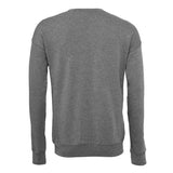 3945 BELLA + CANVAS Sponge Fleece Drop Shoulder Crewneck Sweatshirt Deep Heather