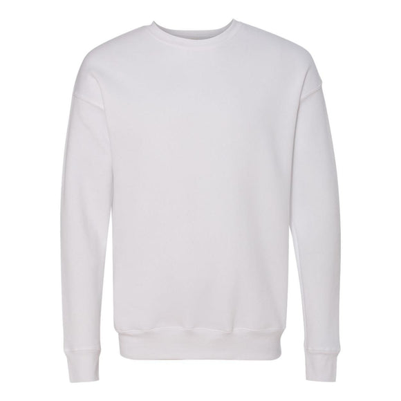 3945 BELLA + CANVAS Sponge Fleece Drop Shoulder Crewneck Sweatshirt White