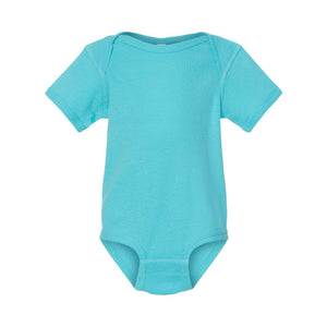 4400 Rabbit Skins Infant Baby Rib Bodysuit Caribbean