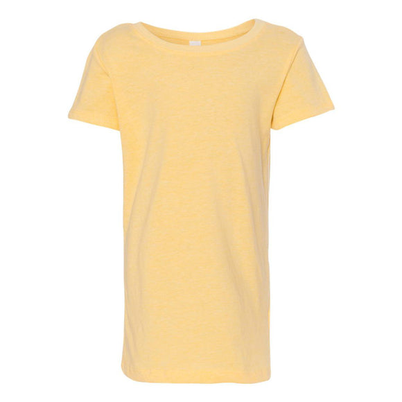 3712 Next Level Girls’ CVC Princess T-Shirt Banana Cream