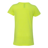 3712 Next Level Girls’ CVC Princess T-Shirt Neon Yellow