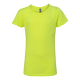 3712 Next Level Girls’ CVC Princess T-Shirt Neon Yellow