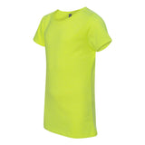 3712 Next Level Girls’ CVC Princess T-Shirt Neon Yellow