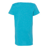 3712 Next Level Girls’ CVC Princess T-Shirt Bondi Blue