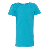 3712 Next Level Girls’ CVC Princess T-Shirt Bondi Blue