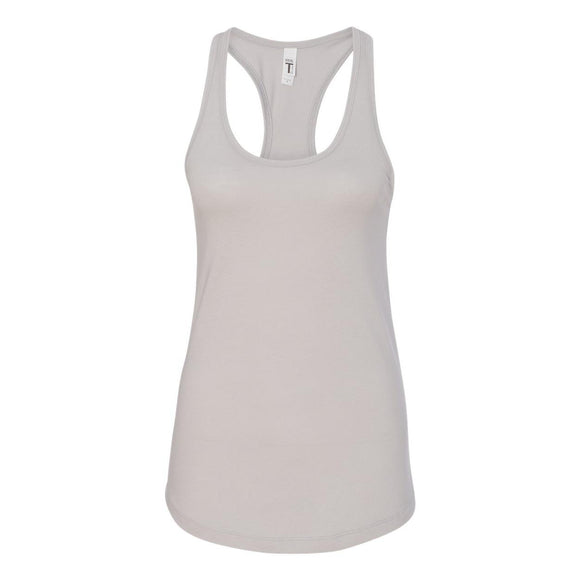 1533 Next Level Women's Ideal Racerback Tank Silver