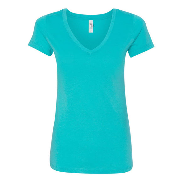 1540 Next Level Women's Ideal V-Neck T-Shirt Tahiti Blue