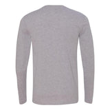 3601 Next Level Unisex Cotton Long Sleeve T-Shirt Heather Grey