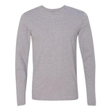 3601 Next Level Unisex Cotton Long Sleeve T-Shirt Heather Grey