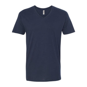 3200 Next Level Unisex Cotton V-Neck T-Shirt Midnight Navy