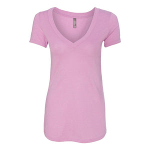 6740 Next Level Women’s Triblend Deep V-Neck T-Shirt Vintage Lilac