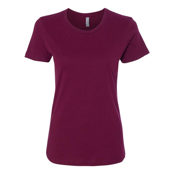 3900 Next Level Women’s Cotton T-Shirt Maroon