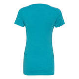 6640 Next Level Women’s CVC Deep V-Neck T-Shirt Bondi Blue