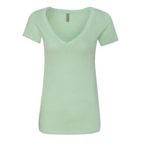 6640 Next Level Women’s CVC Deep V-Neck T-Shirt Mint