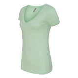 6640 Next Level Women’s CVC Deep V-Neck T-Shirt Mint