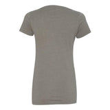 6640 Next Level Women’s CVC Deep V-Neck T-Shirt Warm Grey