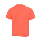 3930BR Fruit of the Loom HD Cotton Youth Short Sleeve T-Shirt Retro Heather Coral