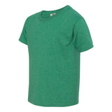 3930BR Fruit of the Loom HD Cotton Youth Short Sleeve T-Shirt Retro Heather Green