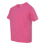 3930BR Fruit of the Loom HD Cotton Youth Short Sleeve T-Shirt Retro Heather Pink