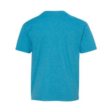 3930BR Fruit of the Loom HD Cotton Youth Short Sleeve T-Shirt Turquoise Heather