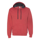 SF76R Fruit of the Loom Sofspun® Hooded Sweatshirt Brick Heather