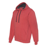 SF76R Fruit of the Loom Sofspun® Hooded Sweatshirt Brick Heather