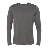 47400 Gildan Performance® Tech  Long Sleeve T-Shirt Marbled Charcoal