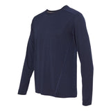 47400 Gildan Performance® Tech  Long Sleeve T-Shirt Marbled Navy