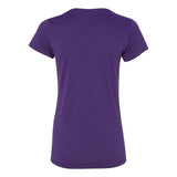 47V00L Gildan Performance® Tech Women's V-Neck T-Shirt Marbled Purple