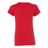 47V00L Gildan Performance® Tech Women's V-Neck T-Shirt Red