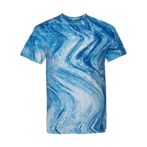 200MR Dyenomite Marble Tie-Dyed T-Shirt Blue