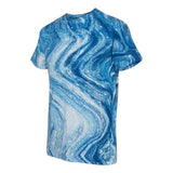 200MR Dyenomite Marble Tie-Dyed T-Shirt Blue