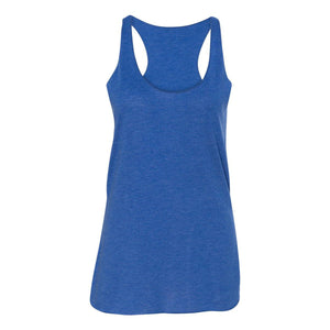 8430 BELLA + CANVAS Women's Triblend Racerback Tank True Royal Triblend