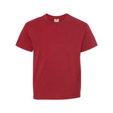 3930BR Fruit of the Loom HD Cotton Youth Short Sleeve T-Shirt Crimson