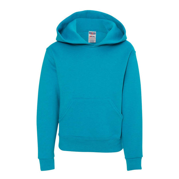 996YR JERZEES NuBlend® Youth Hooded Sweatshirt California Blue