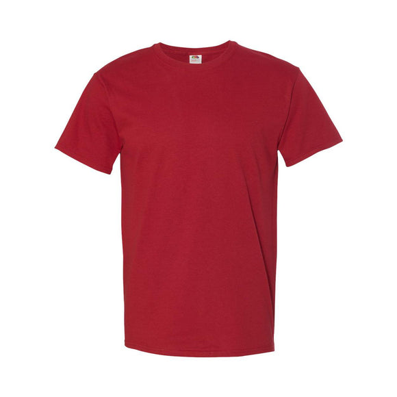 3930R Fruit of the Loom HD Cotton Short Sleeve T-Shirt Crimson