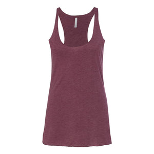 8430 BELLA + CANVAS Women's Triblend Racerback Tank Maroon Triblend